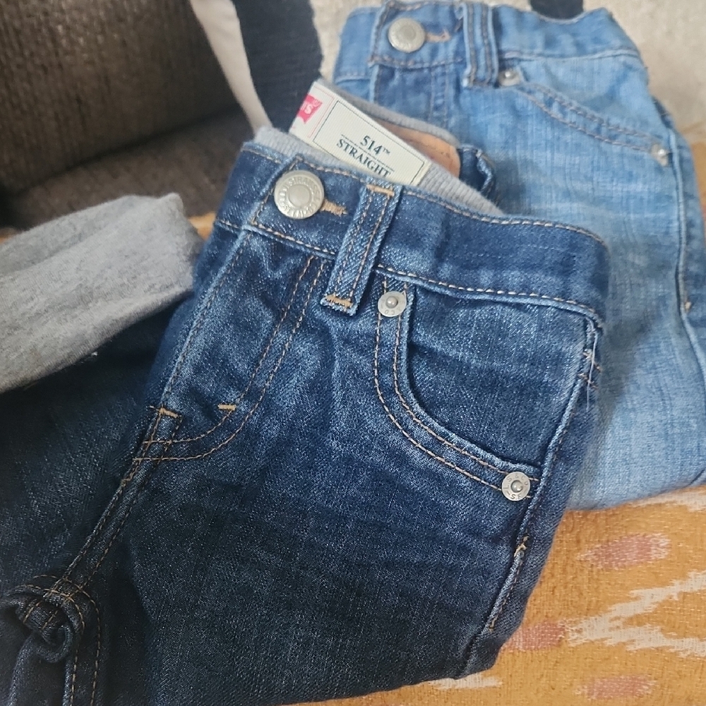 Levi's Blue Straight Leg Jeans Classic Denim
